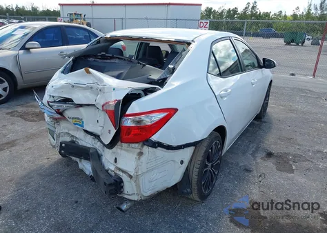 2015 Toyota Corolla S Plus z USA, uszkodzony, nr VIN 2T1BURHE5FC464627